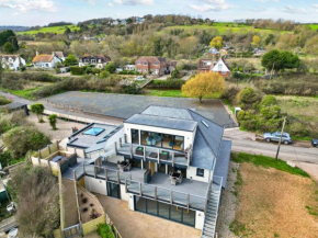 Beach side apartments in Pett Level near Rye in East Sussex
